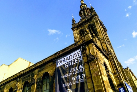 Volunteers at the Edinburgh Festival Fringe with Paradise Green