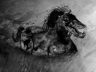 The Pit Ponies' Penultimate Life Drawing Class