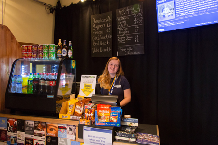 Volunteers at the Edinburgh Festival Fringe with Paradise Green